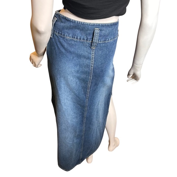Vintage Y2K CANYON RIVER BLUES Long Denim Skirt 7 - Picture 5 of 11